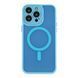 Чехол TPU+PC Magnetic Matte Camera Lens with Magsafe для iPhone 15 Pro Max Blue 2020000437512 фото