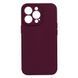 Чохол Silicone Case Full Camera no logo для iPhone 13 Pro Max 42.Maroon 2020000289562 фото
