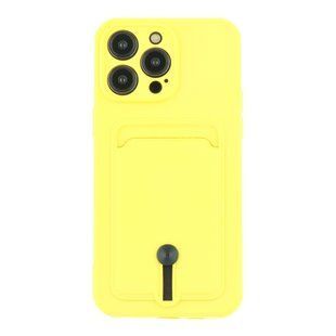Чехол TPU Colorfull Pocket Card для iPhone 14 Pro Max Yellow 2020000358701 фото