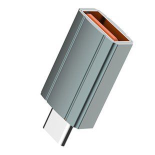 Перехідник LDNIO LC140 Type-C to USB-A Adapter USB3.0 Сiрий 6933138691410 фото
