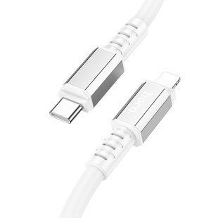 Кабель USB Hoco X85 PD Type-C to Lightning Білий 6931474777416 фото