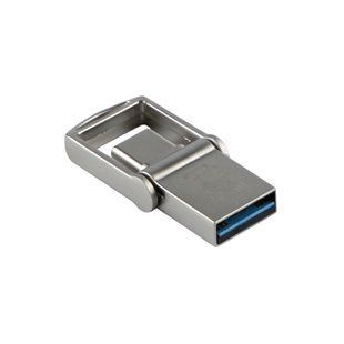 USB OTG флеш-накопичувач 3.0 Type C 32GB T&G металева серія 104 Сталевий 4711472588816 фото