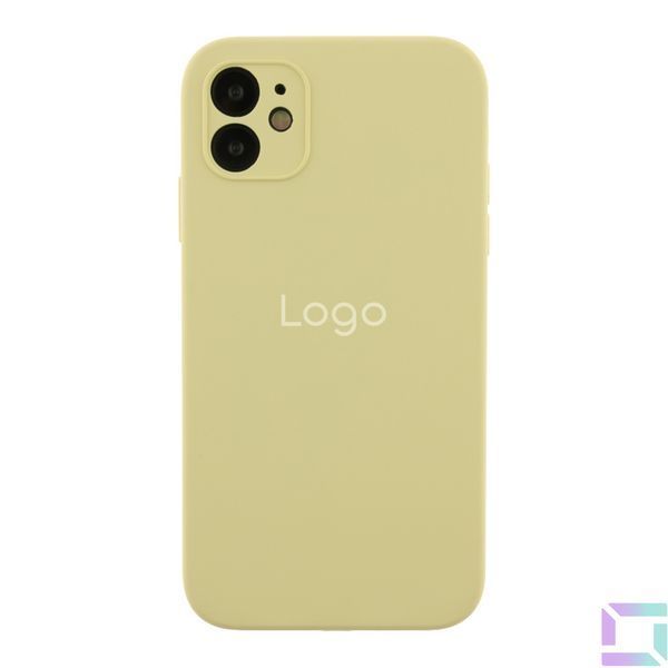 Чехол Silicone Case Square Full Camera для iPhone 11 60.Crem Yellow 2020000281832 фото