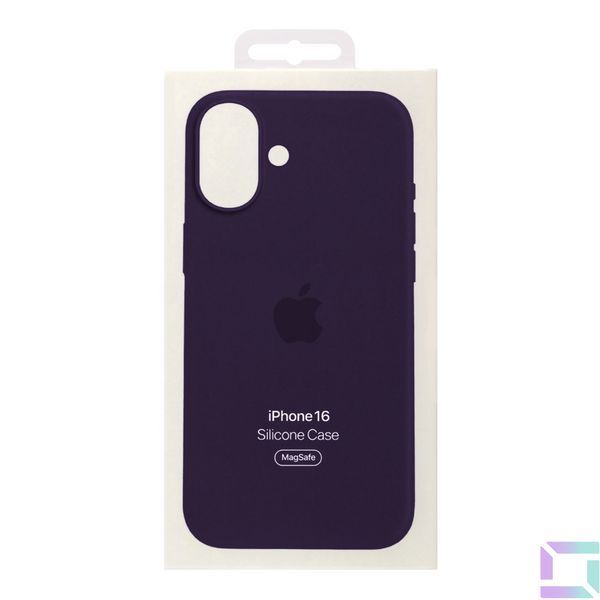 Чехол Silicone Case with MagSafe для iPhone 16 Plus Plum 2020000469346 фото
