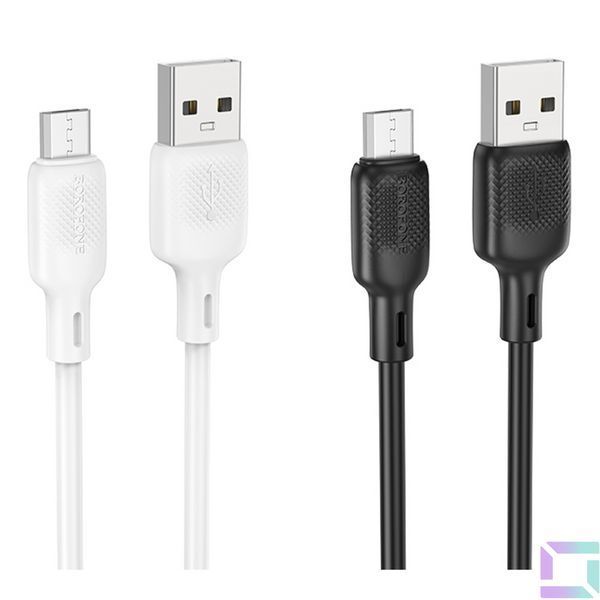 USB Borofone BX113 Silicone Micro 2.4A Белый 6941991115424 фото