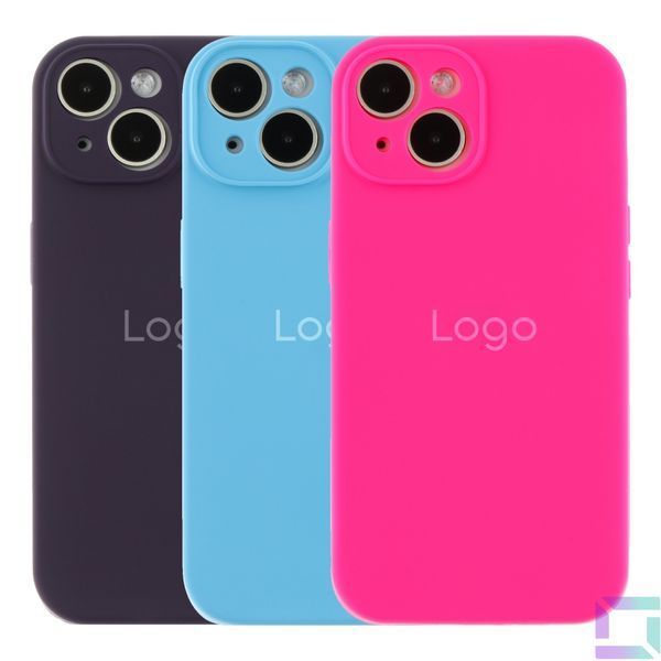 Чохол Silicone Case Full Size with Frame для iPhone 15 М'ята упаковка 56.Wine Red 2020000522034 фото