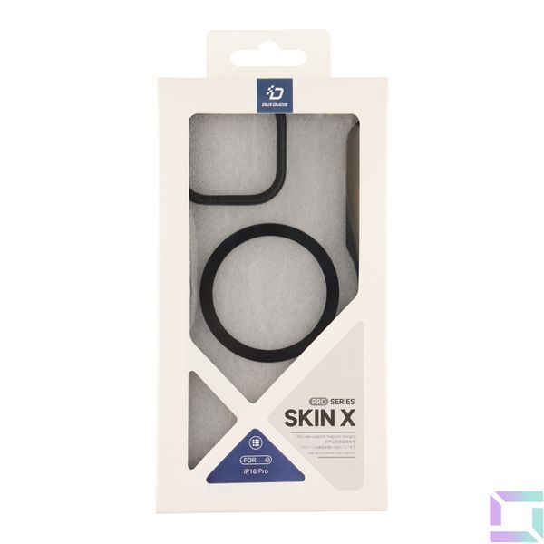 Чехол-книжка Dux Ducis Skin X Pro with MagSafe для iPhone 16 Pro Pure Black 6934913004487 фото