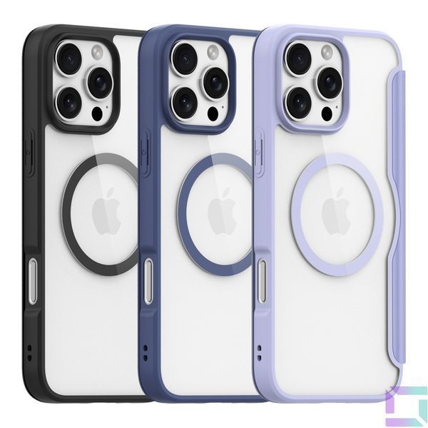Чехол-книжка Dux Ducis Skin X Pro with MagSafe для iPhone 16 Pro Pure Black 6934913004487 фото