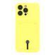 Чохол TPU Colorfull Pocket Card для iPhone 14 Pro Max Yellow 2020000358701 фото 1