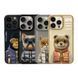 Чехол TPU+PC Nimmy 3D with Metal Buttons для iPhone 15 Pro Bear Khaki 6971080317859 фото 2