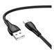 Кабель USB Borofone BX121 Type-C 3A Чорний 6941991123061 фото