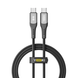 Кабель USB YOKI SOLID YK-SO15 Type-C to Type-C 60W 1.2m Колір Чорний 6907858579266 фото 1