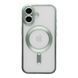 Чехол TPU Metallic Chrome Full Camera with Magsafe для iPhone 16 Chrome Green 2020000451334 фото