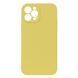 Чохол Silicone Case Full Camera no logo для iPhone 12 Pro Max 04.Yellow 2020000292975 фото