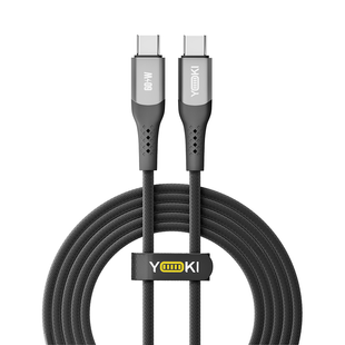 USB YOKI SOLID YK-SO15 Type-C to Type-C 60W 2m Цвет Черный 6907858579327 фото