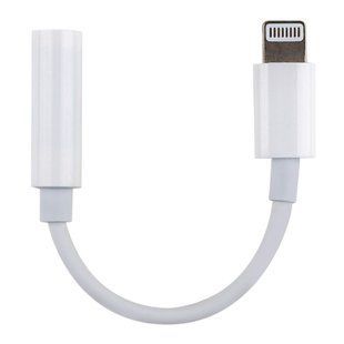 Aux For IP to 3.5 Jack 1:1 Бiлий 1901980017950 фото
