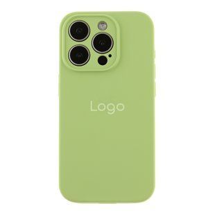 Чехол Silicone Case Full Size with Frame для iPhone 15 Pro 01.Mint 2020000371649 фото