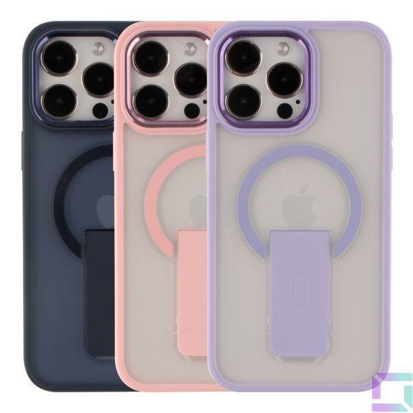 Чехол TPU+PC FlexGuard Magnetic Ring Stand для iPhone 14 Pro Black 2020000466758 фото