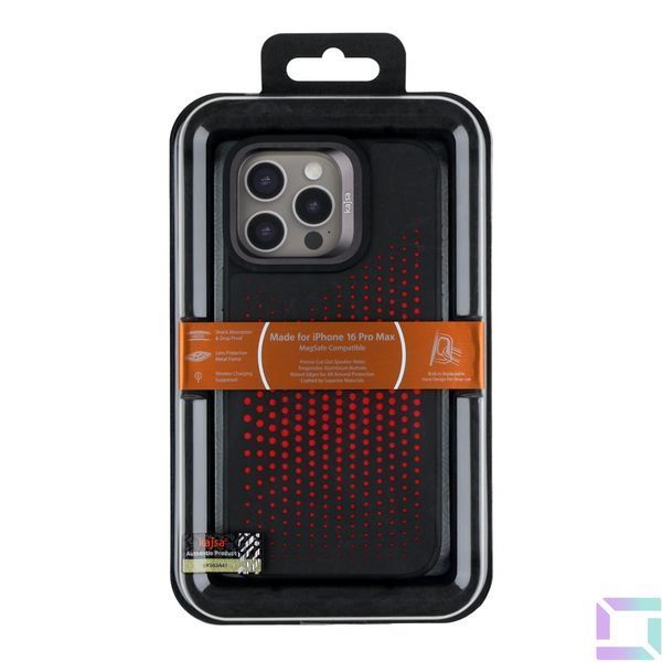 Чехол Kajsa Splendid Collection Circle with MagSafe для iPhone 16 Pro Max Black 2020000509127 фото