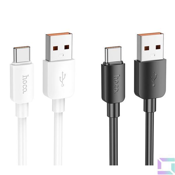 Кабель USB Hoco X96 Type-C 3A 0.25m Бiлий 6942007609418 фото