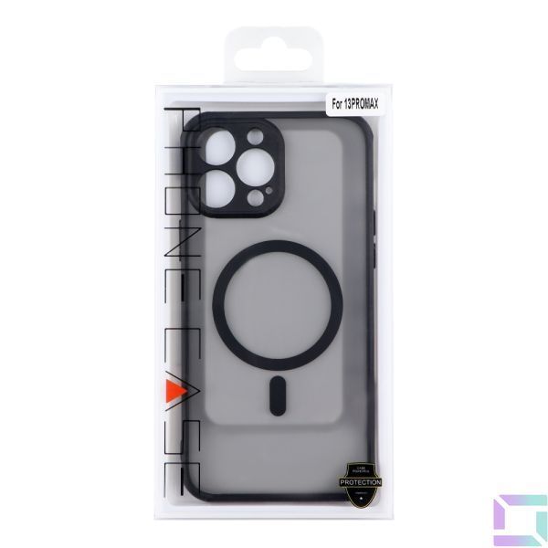 Чехол TPU+PC Anti Drop Full Camera with MagSafe для iPhone 13 Pro Max Black 2020000390794 фото