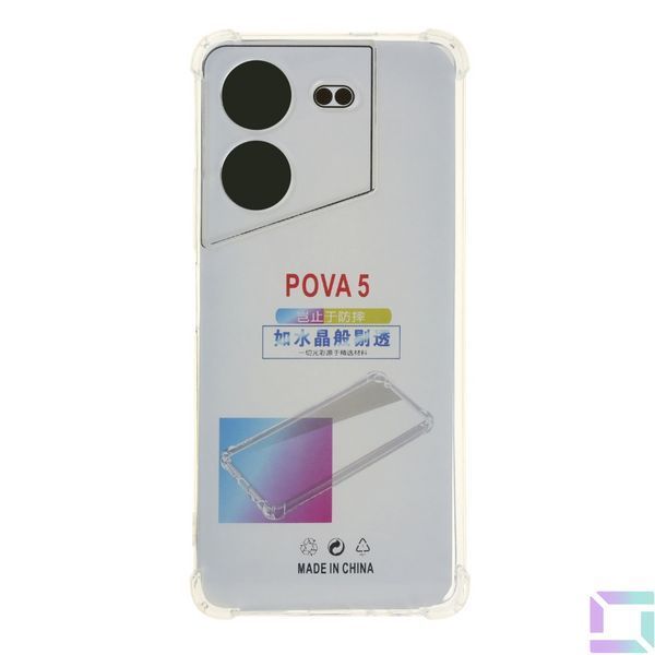 Чохол TPU Virgin Hard Full Camera для Tecno Pova 5 Transparent 2020000392385 фото