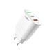 Мережевий зарядний пристрій YOKI Led Series YK-20PD+QC 20W Бiлий 6902013731923 фото 1