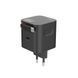 Мережевий Зарядний Пристрій Yoki TwistGanPro YK-GaN65TCC 1 Type-C+1 CableType-C PD&QC 65W Чорний 6912345678971 фото 1