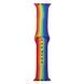 Ремінець для Apple Watch Band Silicone One-Piece Size-S 42/44/45/49 mm Rainbow 2020000247258 фото