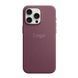 Чехол FineWoven Case with MagSafe для iPhone 15 Pro Mulberry 2020000374565 фото 1