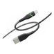 USB Ridea RC-RL15 RGB Light MicroUSB 3A 1.2m Черный 6908014700067 фото 1
