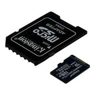 Карта Памяти Kingston Canvas Select Plus Gen3 microSDXC (UHS-1) 128gb 10 Class & Adapter Черный 740617348453 фото