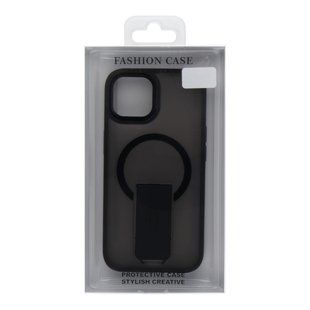 Чохол TPU+PC FlexGuard Magnetic Ring Stand для iPhone 14 Black 2020000466710 фото