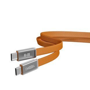 USB YOKI AI65 AIR Type-C to Type-C 60W 1.2m Оранжевый 6987455001834 фото