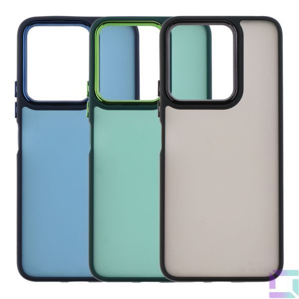 Чехол TPU+PC Space II Color Matte для Xiaomi Redmi 13 4G/Poco M6 4G Black 2020000435891 фото