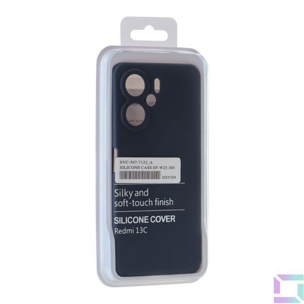 Чохол Liquid Silicone (AA) Full Camera для Xiaomi Redmi 13C/Poco C65 08.Dark Blue 2020000446279 фото