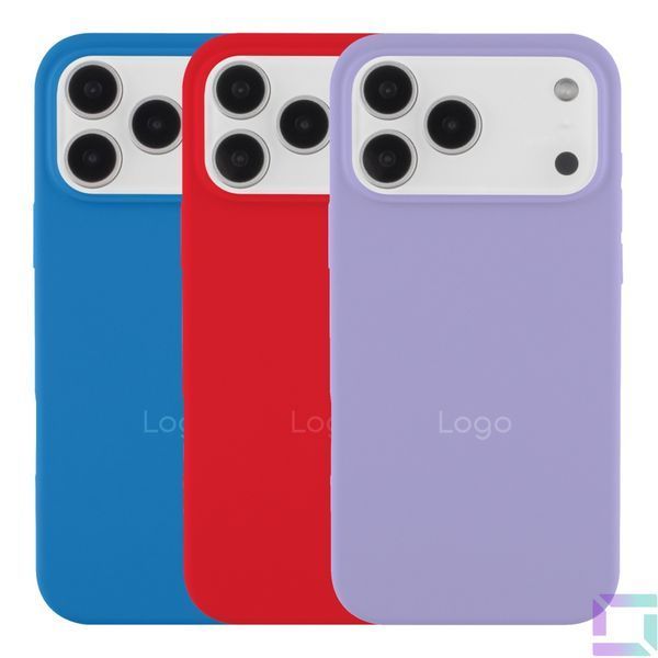 Чехол Silicone Case Full Size (AA) для iPhone 17 Pro Max 14.Red 2020000484271 фото