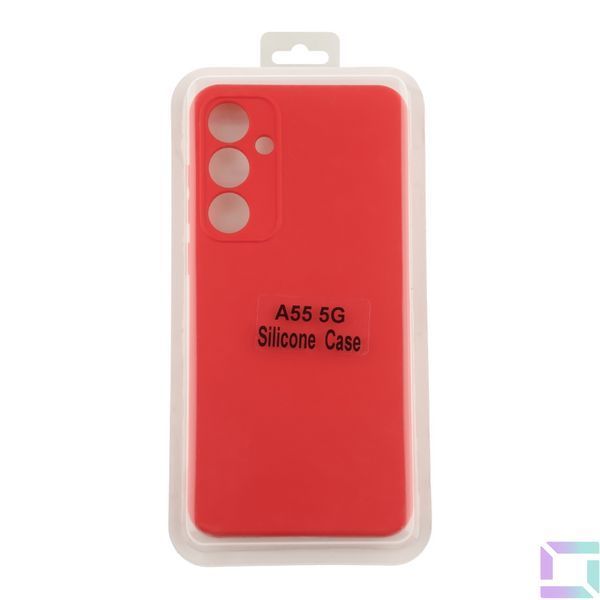 Чохол Silicone Cover Full Camera (A) для Samsung Galaxy A55 5G (A556) 14.Red 2020000400165 фото