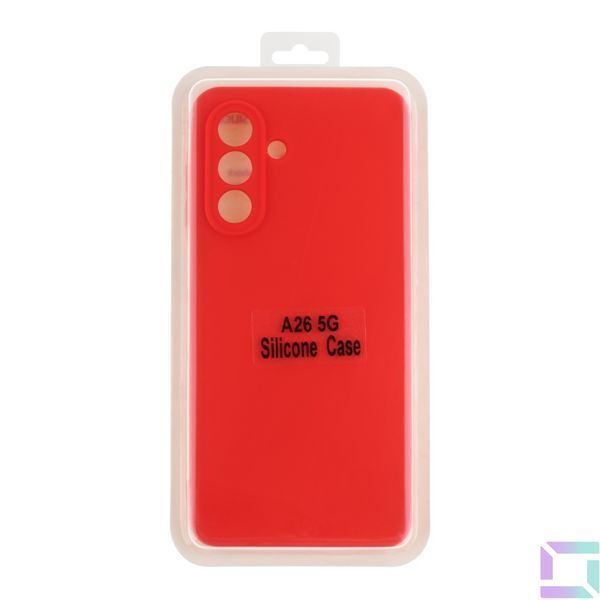 Чехол Silicone Cover Full Camera (A) для Samsung Galaxy A26 5G (A266) 14.Red 2020000442158 фото