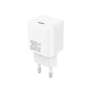 Мережевий Зарядний Пристрій Yoki CubeGaN YK-GaN20CC Type-C PD&QC 20W Бiлий 6912345678988 фото
