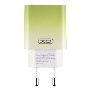 Мережевий Зарядний Пристрій XO CE18 1Type-C PD/QC 30W Жовтий 6920680851751 фото