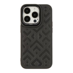 Чехол Kajsa Briquette Collection Rhombus для iPhone 14 Pro Black 4894505118799 фото