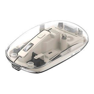 Бездротова Миша XO M12 Bluetooth+2.4G Бежевий 6920680858576 фото