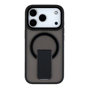 Чохол TPU+PC FlexGuard Magnetic Ring Stand для iPhone 17 Pro Black 2020000500117 фото