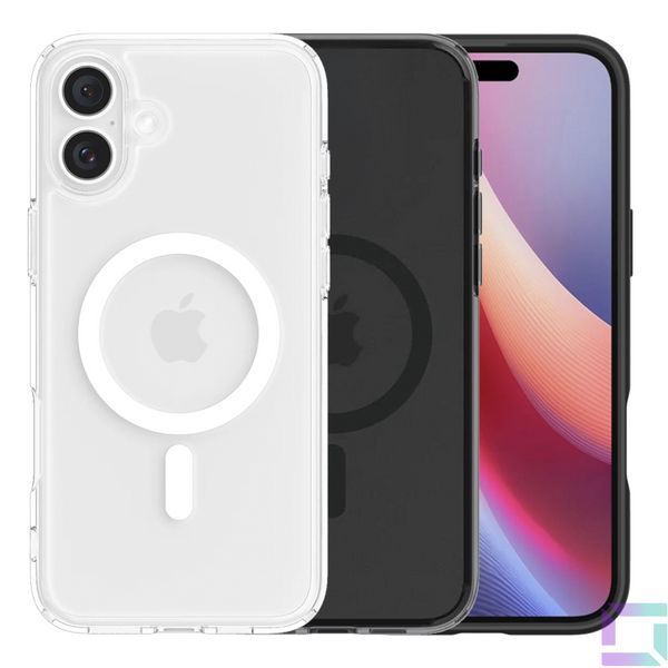 Чехол TPU+PC Spigen Ultra Hybrid with Magsafe для iPhone 16 Black 2020000464051 фото