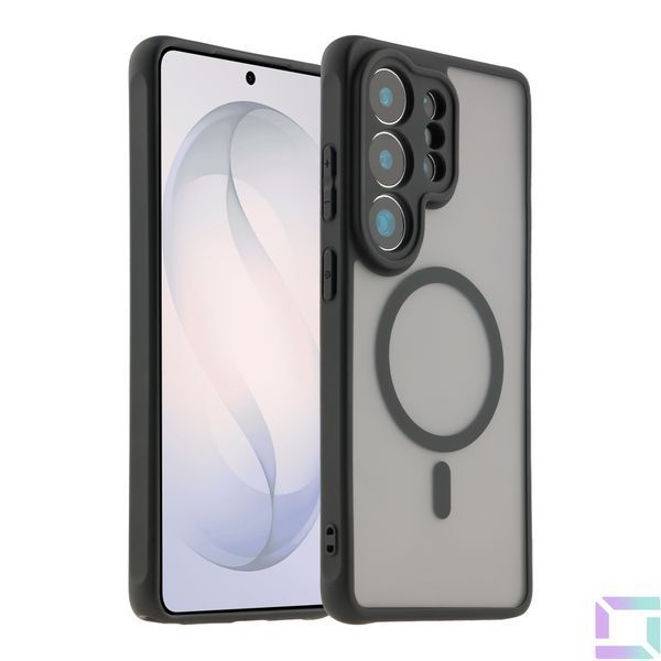 Чохол TPU+PC Anti Drop Full Camera with MagSafe для Samsung Galaxy S26 Ultra 5G (S948) Black 2020000501183 фото