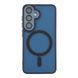 Чехол TPU+PC Magnetic Matte Camera Lens with Magsafe для Samsung Galaxy S24 5G (S921) Dark Blue 2020000437277 фото