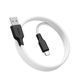 Кабель USB Ridea RC-AI21 AirSiliconePro Type-C 3A Біло-Чорний 6908013800072 фото 1