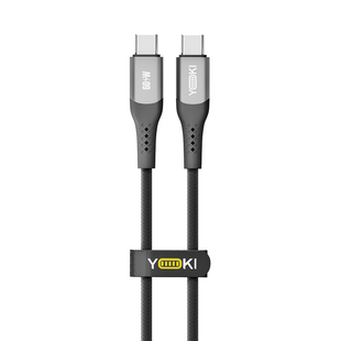 USB YOKI SOLID YK-SO15 Type-C to Type-C 60W 0.25m Цвет Черный 6907858579341 фото