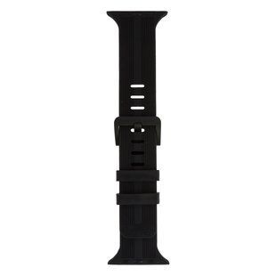 Ремінець для Apple Watch Band Silicone Shine 42/44/45/49 mm 18.Black 2020000257240 фото
